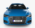 Audi A6 S-Line avant 2021 3Dモデル front view