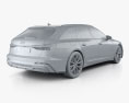 Audi A6 S-Line avant 2021 3D 모델 