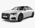 Audi A6 세단 S-Line 2021 3D 모델 