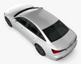 Audi A6 轿车 S-Line 2021 3D模型 顶视图