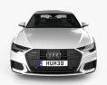 Audi A6 Berlina S-Line 2021 Modello 3D vista frontale