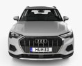 Audi Q3 Advanced 2020 3d model front view