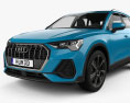 Audi Q3 S-line 2021 3Dモデル