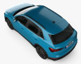 Audi Q3 S-line 2021 3D-Modell Draufsicht