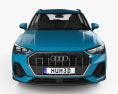 Audi Q3 S-line 2021 Modelo 3D vista frontal