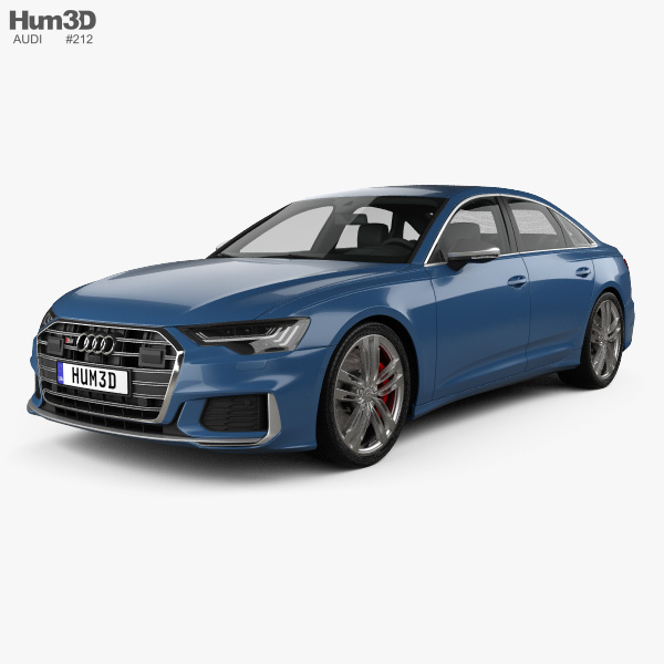 Audi S6 세단 2022 3D 모델 