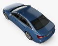 Audi S6 세단 2022 3D 모델  top view