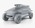 Audi AI:TRAIL quattro 2020 3D модель clay render
