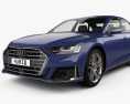 Audi S8 L 2023 3D модель