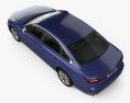 Audi S8 L 2023 Modello 3D vista dall'alto