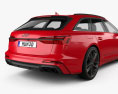 Audi S6 avant 2022 3d model