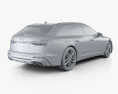 Audi S6 avant 2022 Modèle 3d