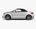 Audi TTS 로드스터 2016 3D 모델  side view
