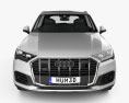 Audi Q7 2022 3d model front view