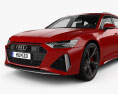 Audi RS6 avant 2022 3D模型