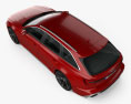 Audi RS6 avant 2022 3D-Modell Draufsicht