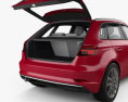 Audi A3 sportback с детальным интерьером 2019 3D модель