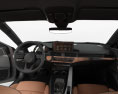 Audi A4 sedan with HQ interior 2022 3d model dashboard