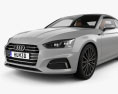 Audi A5 coupe with HQ interior 2019 3d model