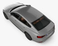 Audi A5 S-line sportback 인테리어 가 있는 2020 3D 모델  top view