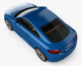 Audi TT 쿠페 인테리어 가 있는 2017 3D 모델  top view