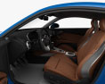 Audi TT купе с детальным интерьером 2017 3D модель seats