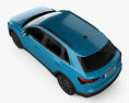 Audi Q3 S-line with HQ interior 2021 3d model top view