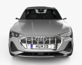 Audi e-tron sportback S-line cupé 2021 Modelo 3D vista frontal