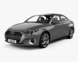 Audi A3 轿车 2020 3D模型