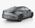 Audi A3 sedan 2023 3D-Modell