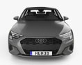 Audi A3 轿车 2023 3D模型 正面图