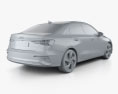Audi A3 セダン 2023 3Dモデル