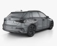 Audi A3 sportback 2023 3D модель