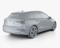 Audi A3 sportback 2023 3D модель