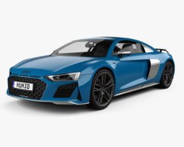 Audi R8 V10 クーペ 2022 3Dモデル