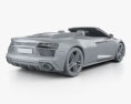 Audi R8 V10 US-spec spyder 2022 3D 모델 