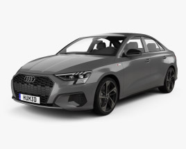 Audi A3 S-line sedan 2023 3D model