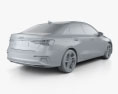 Audi A3 S-line セダン 2023 3Dモデル