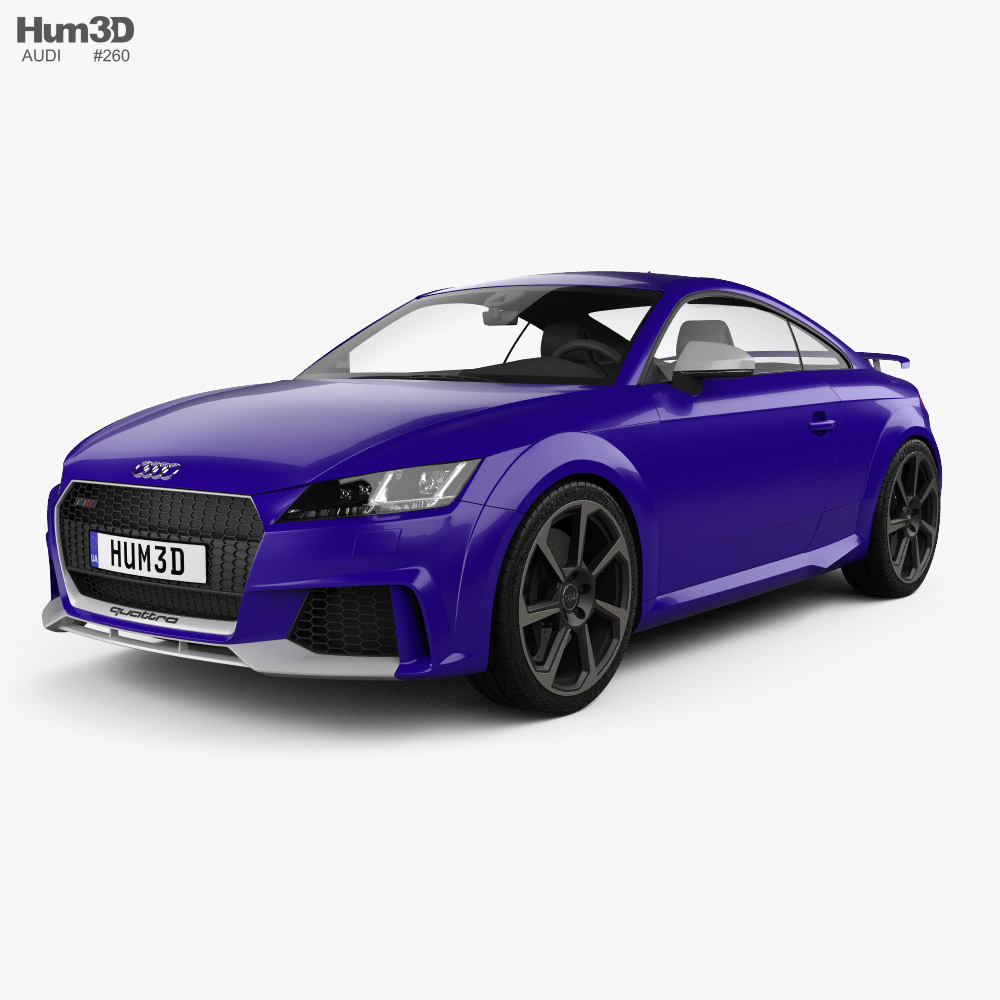 Audi TT RS coupe 2019 3D model