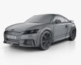 Audi TT RS クーペ 2019 3Dモデル wire render