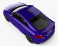 Audi TT RS coupe 2019 3D模型 顶视图