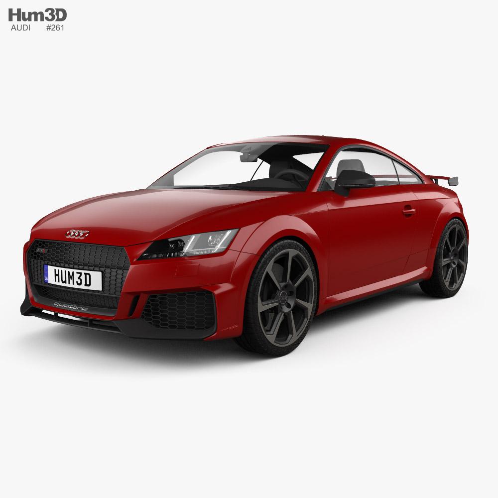 Audi TT RS coupe 2022 3D model