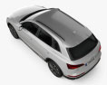 Audi Q5 2022 3d model top view