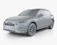 Audi Q5 2022 3d model clay render