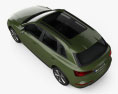 Audi Q5 S-line 2023 3D-Modell Draufsicht