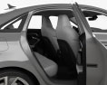 Audi A3 세단 인테리어 가 있는 2023 3D 모델 