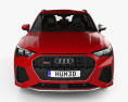 Audi Q3 RS HQインテリアと 2022 3Dモデル front view