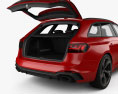 Audi RS4 avant con interni 2023 Modello 3D