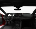 Audi RS4 avant con interni 2023 Modello 3D dashboard