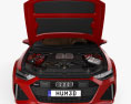Audi RS6 avant mit Innenraum und Motor 2022 3D-Modell Vorderansicht